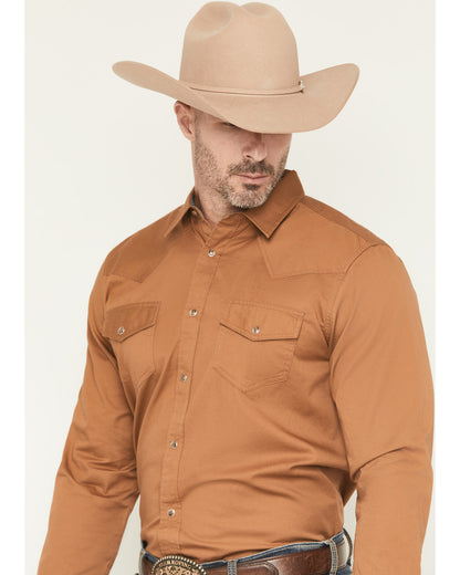 Men's Treadstone Solid Long Sleeve Snap Western Shirt - Tal