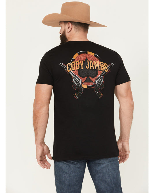 Men's Poker Chip Short Sleeve Graphic T-Shirt