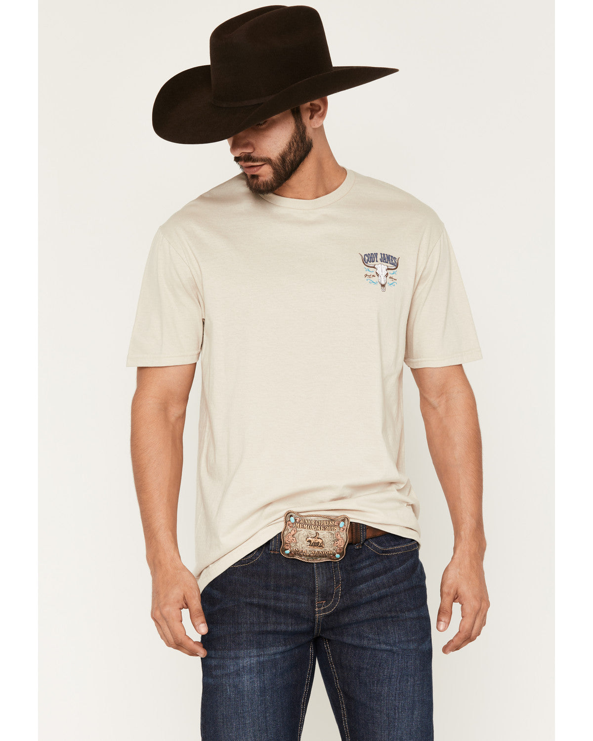Men's Grab The Horns Short Sleeve Graphic T-Shirt