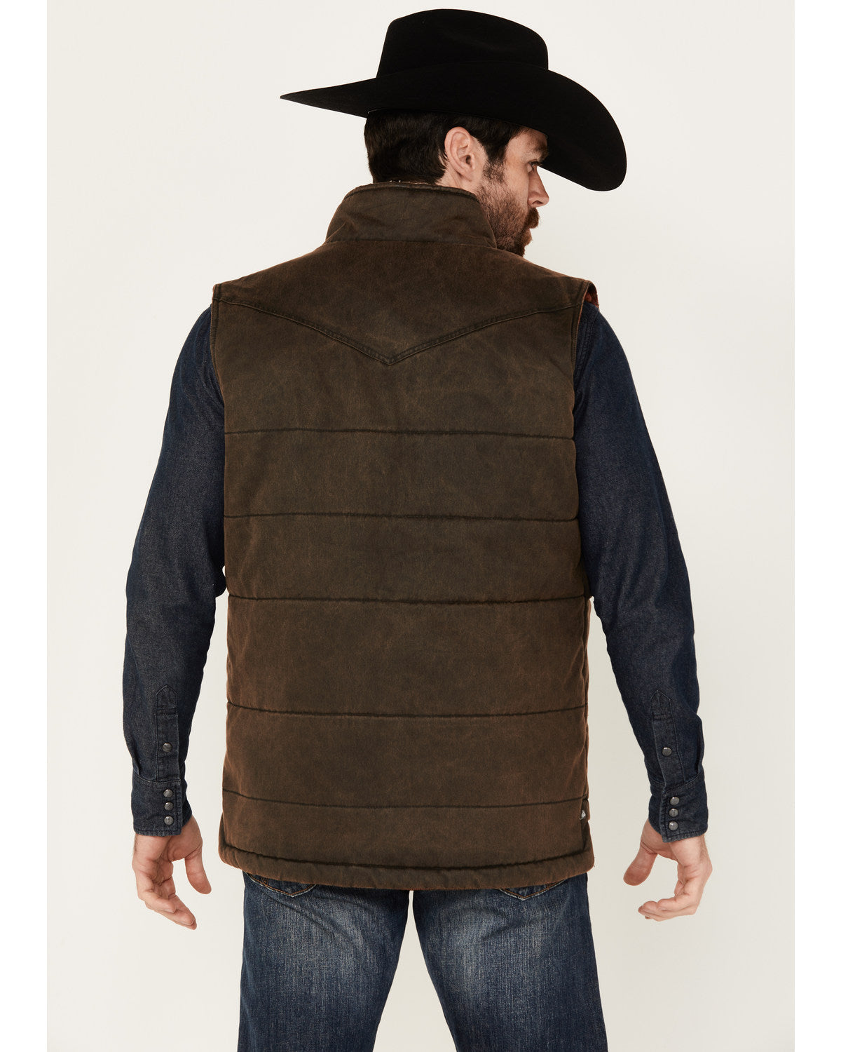 Men's Oil Slick Snap Vest