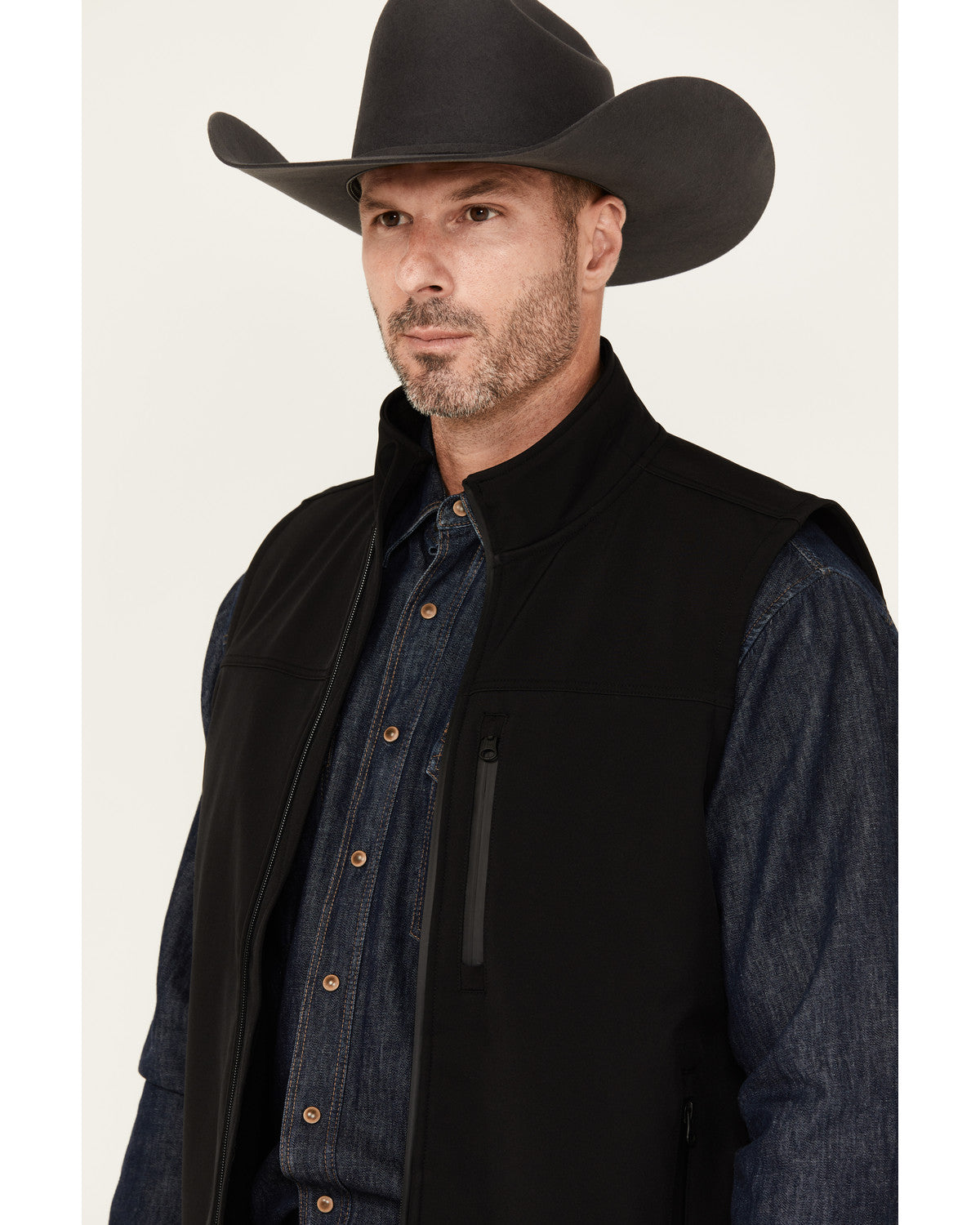 Men's Estacado Concealed Carry Softshell Vest - Tall