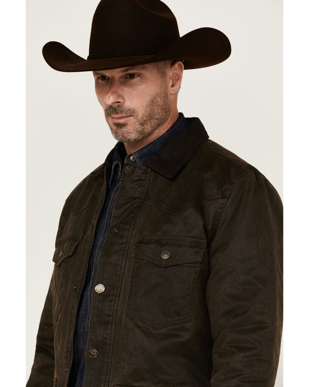 Men's Road Dust Washed Oil Skin Long Jacket - Tall