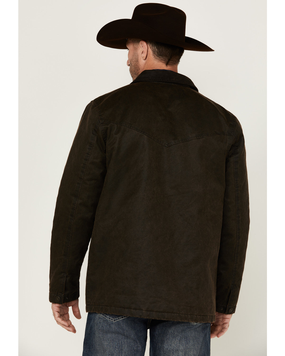 Men's Road Dust Washed Oil Skin Long Jacket - Tall