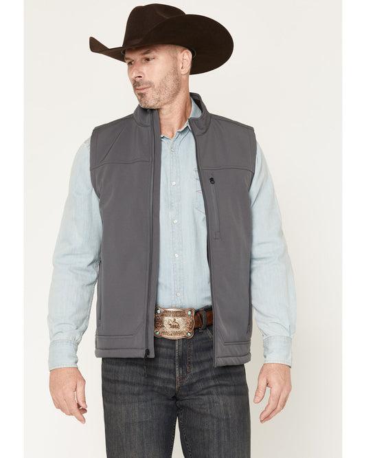 Men's Estacado Solid Concealed Carry Softshell Vest - Big