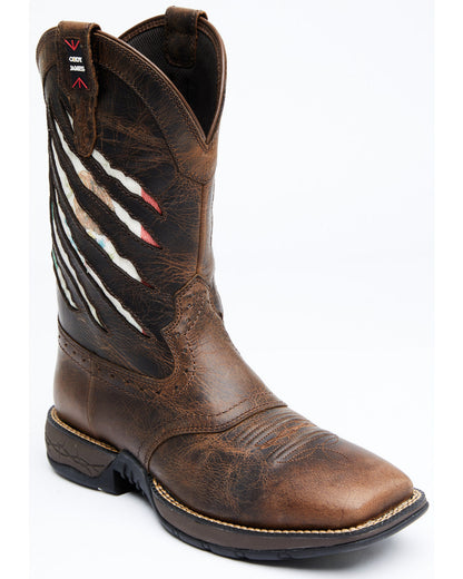 Men's Scratch Mexico Flag Lite Performance Western Boots -