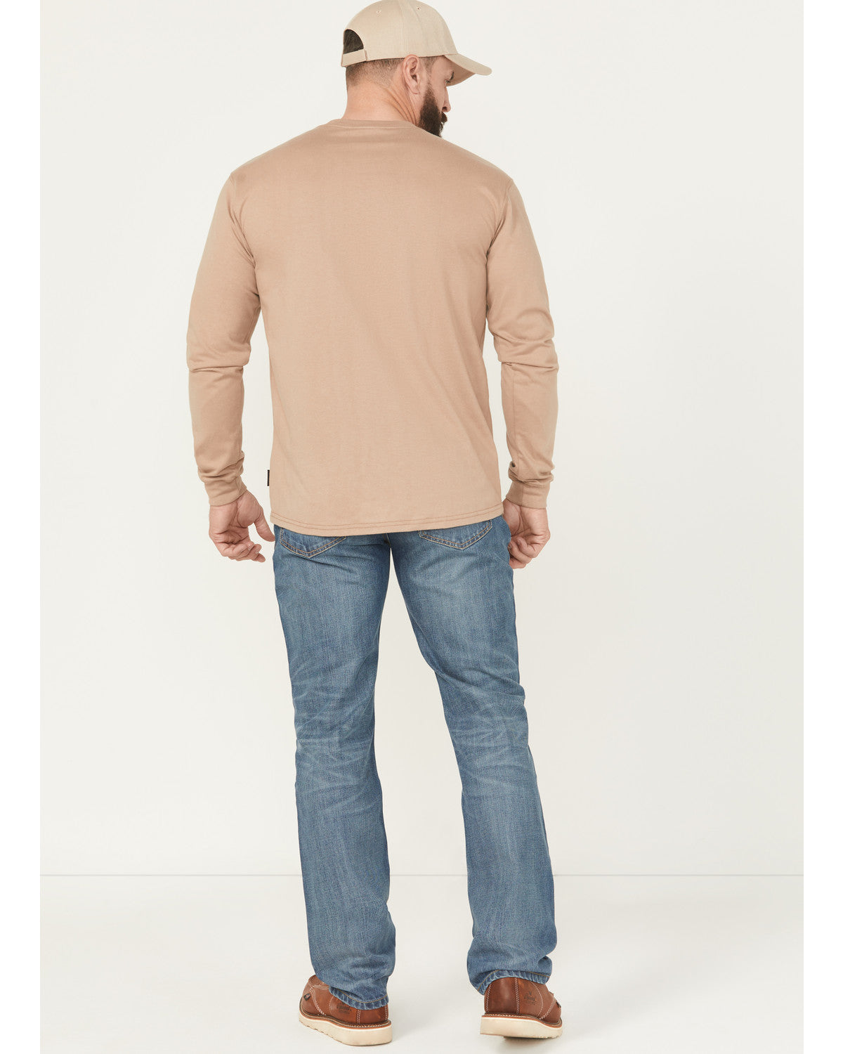 Men's FR Light Wash Equalizer Straight Denim Work Jeans - B