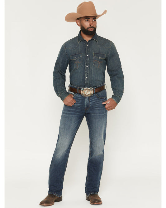Men's Eastwood Wash Jackson Slim Straight Stretch Concealed