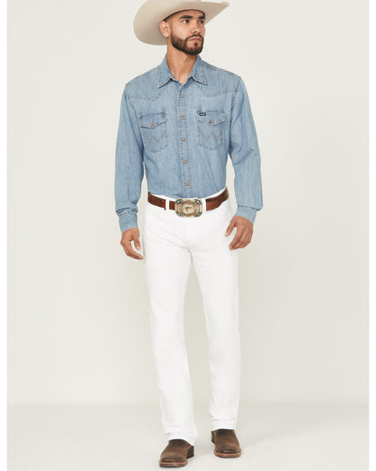 Men's Blanco Wash Jackson Slim Straight Stretch Denim Jeans