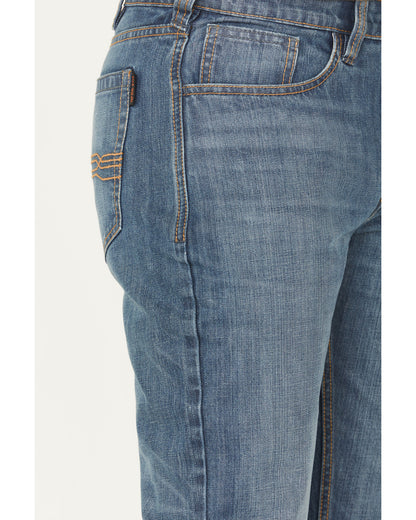 Men's FR Light Wash Equalizer Straight Denim Work Jeans