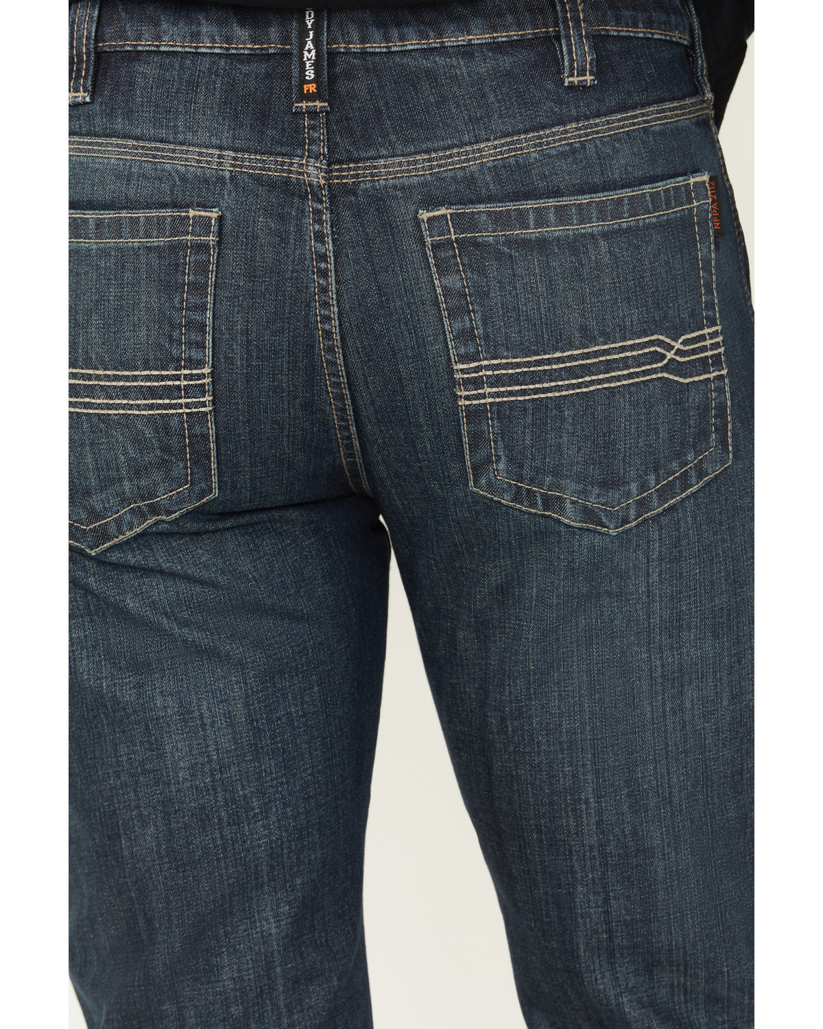 Men's FR Canter Dark Wash Straight Denim Jeans - Big