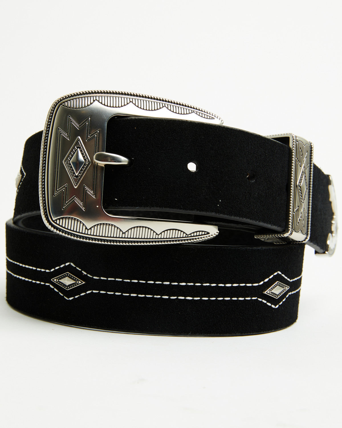Men's Farrowe Southwestern Suede Belt
