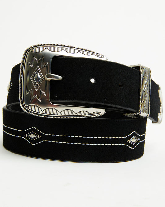 Men's Farrowe Southwestern Suede Belt