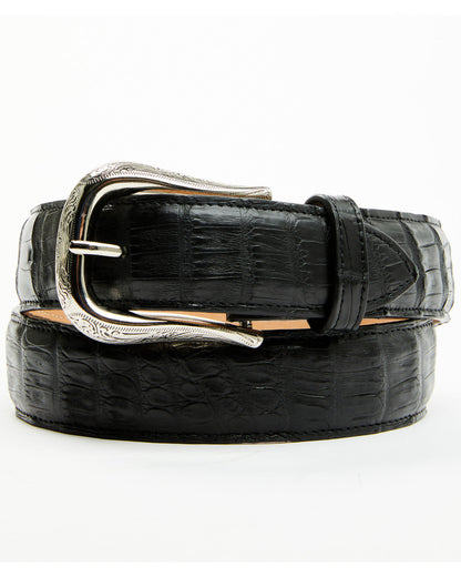 Black 1978™ Men's Sutton Exotic Caiman Tail Leather Belt