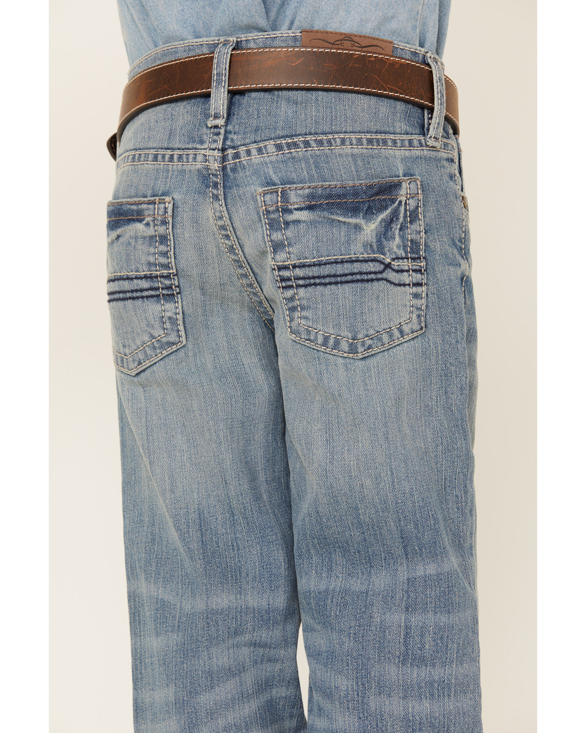 Boys' Hamshackle Light Wash Relaxed Boot Denim Jeans