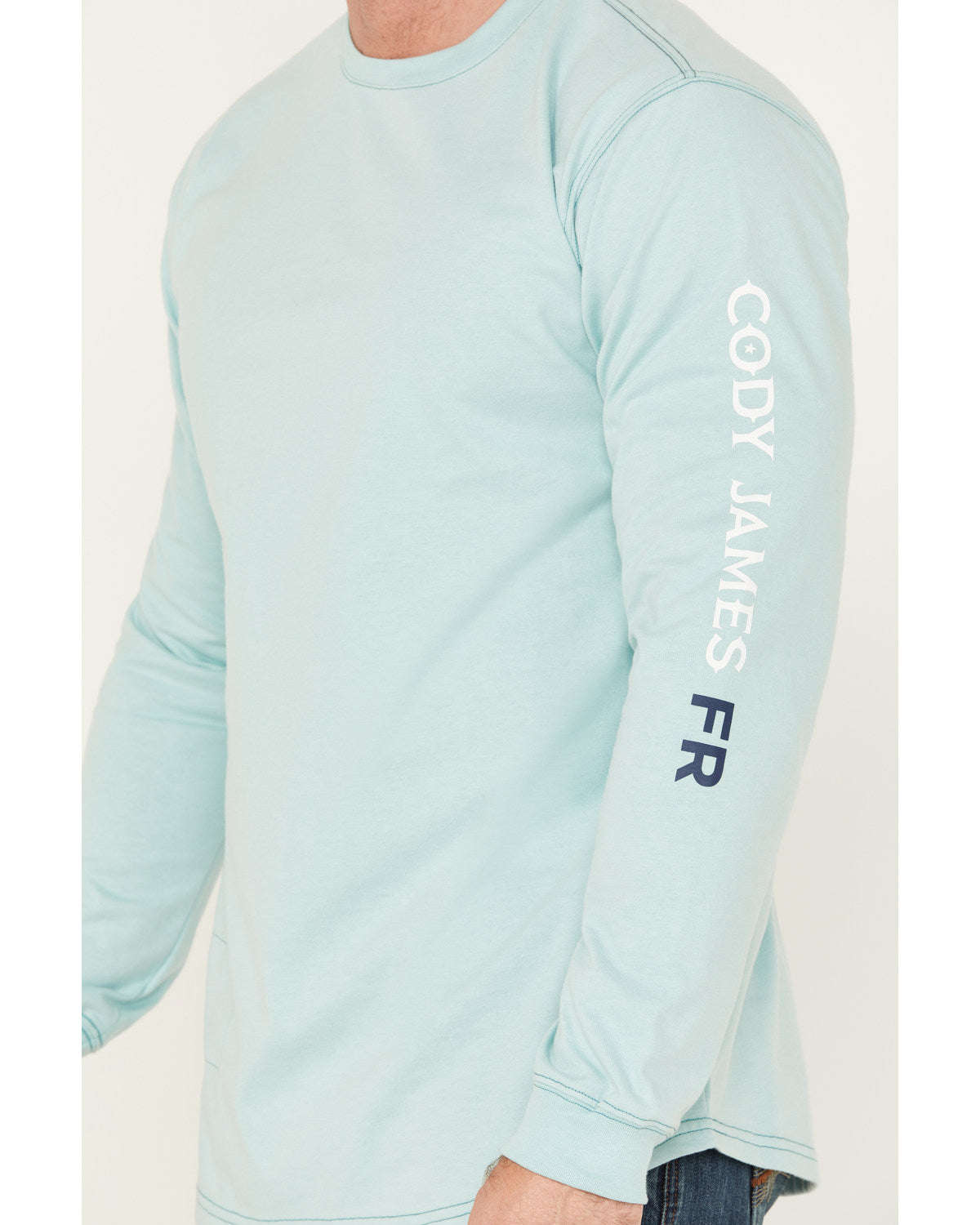 Men's FR Logo Long Sleeve Stretch Work T-Shirt
