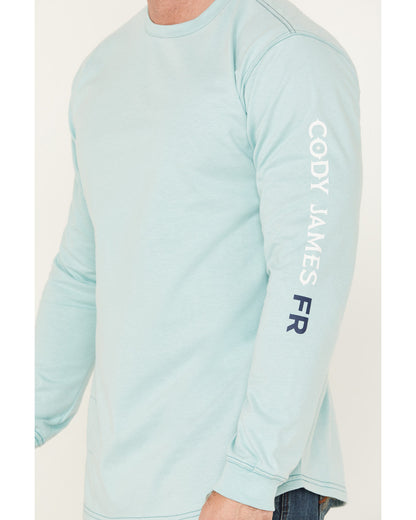 Men's FR Logo Long Sleeve Stretch Work T-Shirt