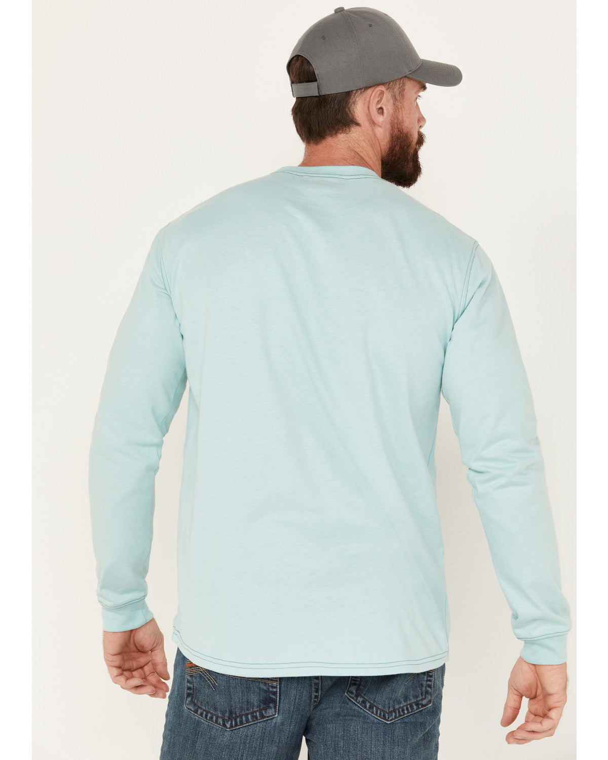 Men's FR Logo Long Sleeve Stretch Work T-Shirt