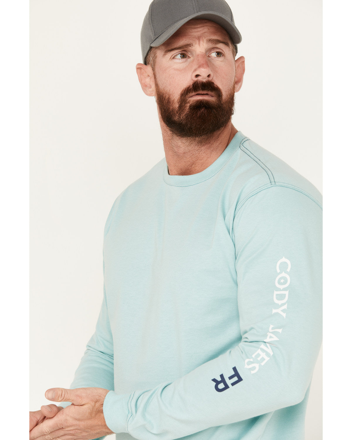 Men's FR Logo Long Sleeve Stretch Work T-Shirt - Tall