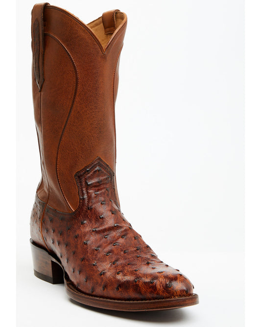 Black 1978® Men's Chapman Exotic Full-Quill Ostrich Western