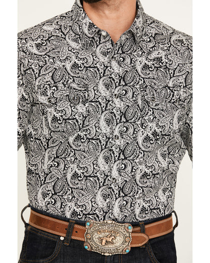 Men's Mamba Paisley Print Long Sleeve Western Snap Shirt
